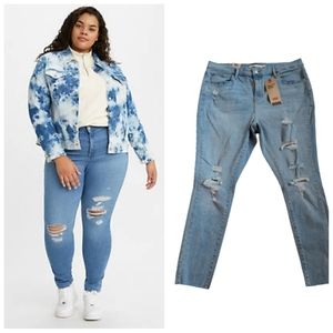 Levis plus size 720 High Rise Super Skinny jeans Women's plus size 18W NWT